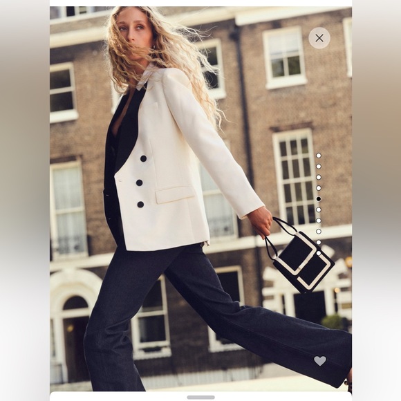 J. Crew Dark Blue High-Rise Flare Jeans - Picture 4 of 6